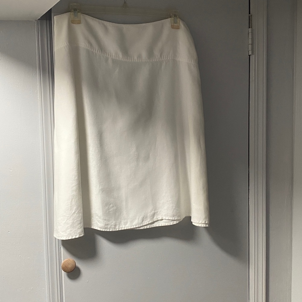 Eileen Fisher White Skirt